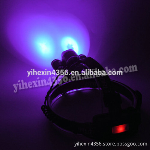 BORUIT Promotional Purple Light Headlamp / UV Headlamp